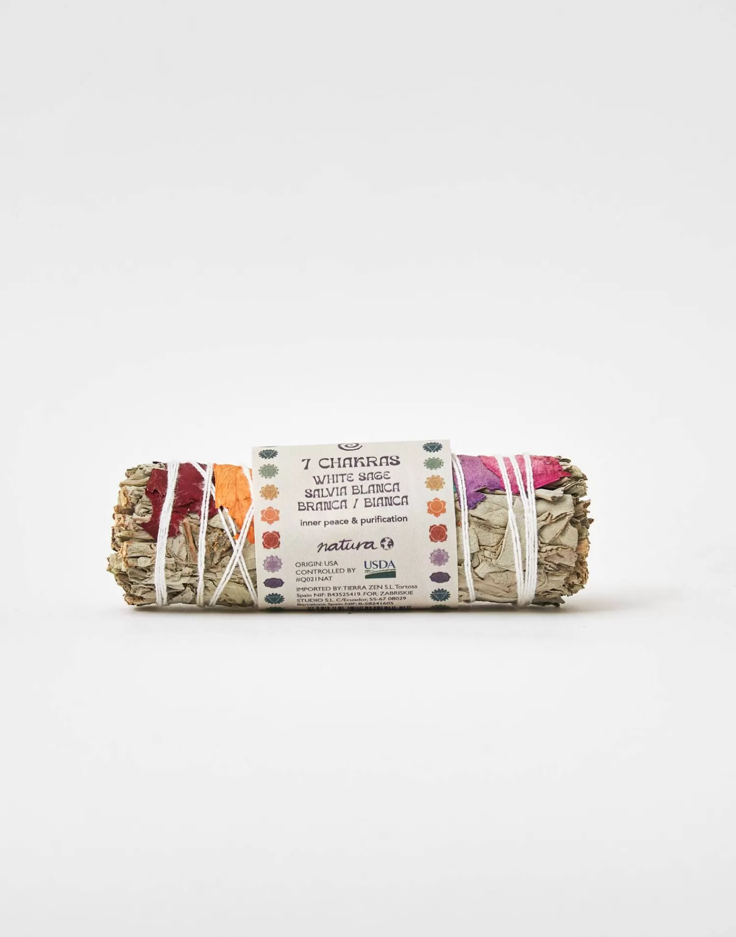 Aromas & Diffusers | Incenses*Natura Selection 7 Chakras White Sage Bundle 139366-Beig
