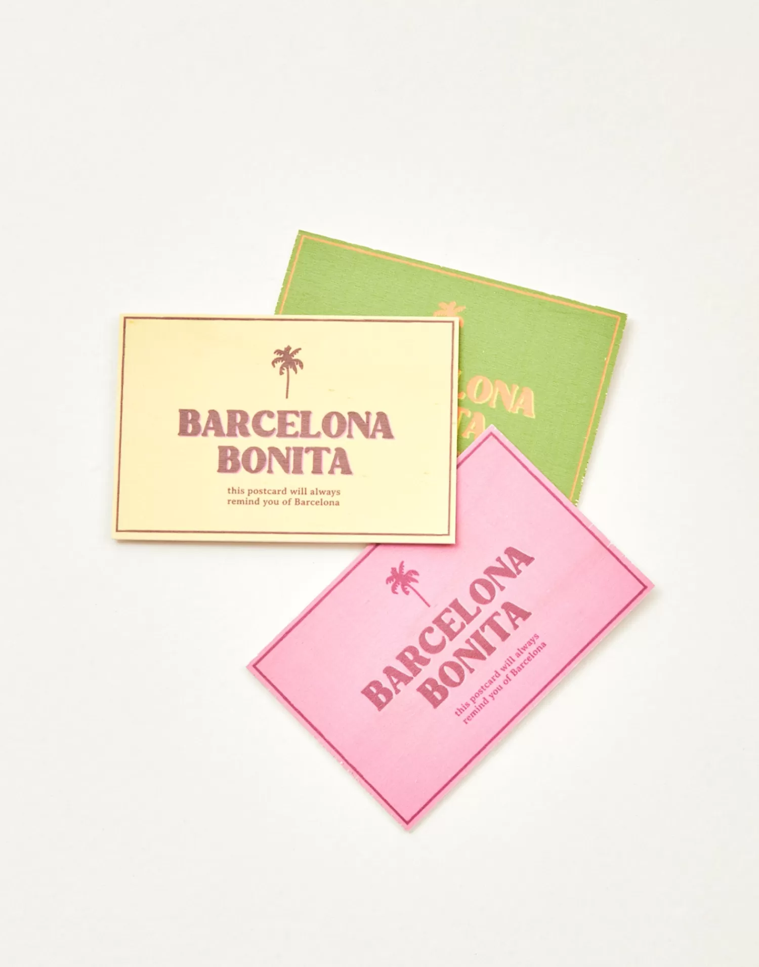 Stationery*Natura Selection Barcelona Bonita Wooden Postcard