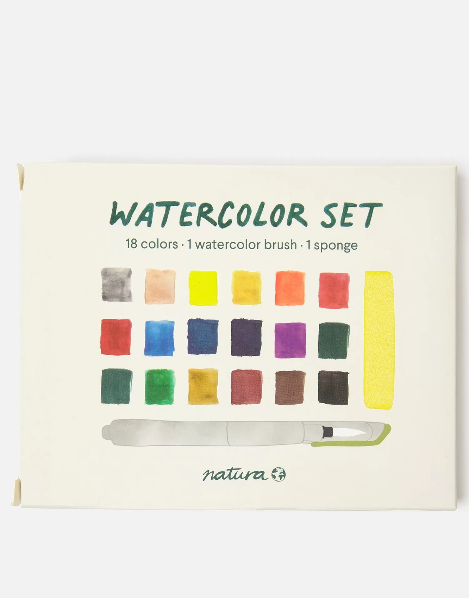 Stationery | Games*Natura Selection Box Of 18 Watercolors 147995-ASSORTED