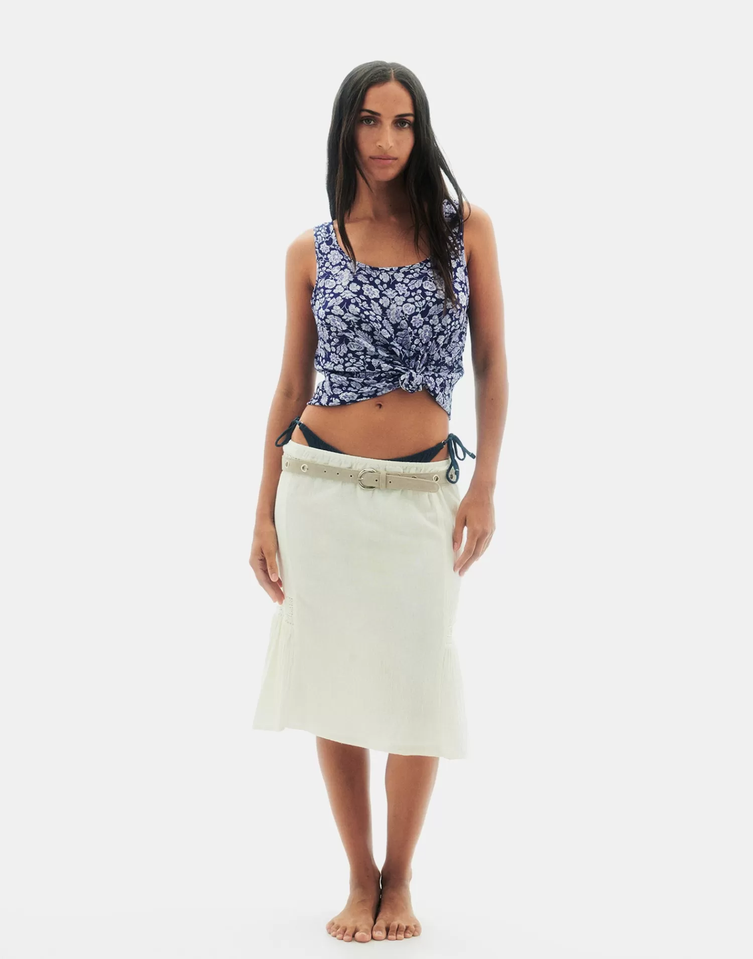 T-Shirts & Tops*Natura Selection Campiña Top 147752-BLUE