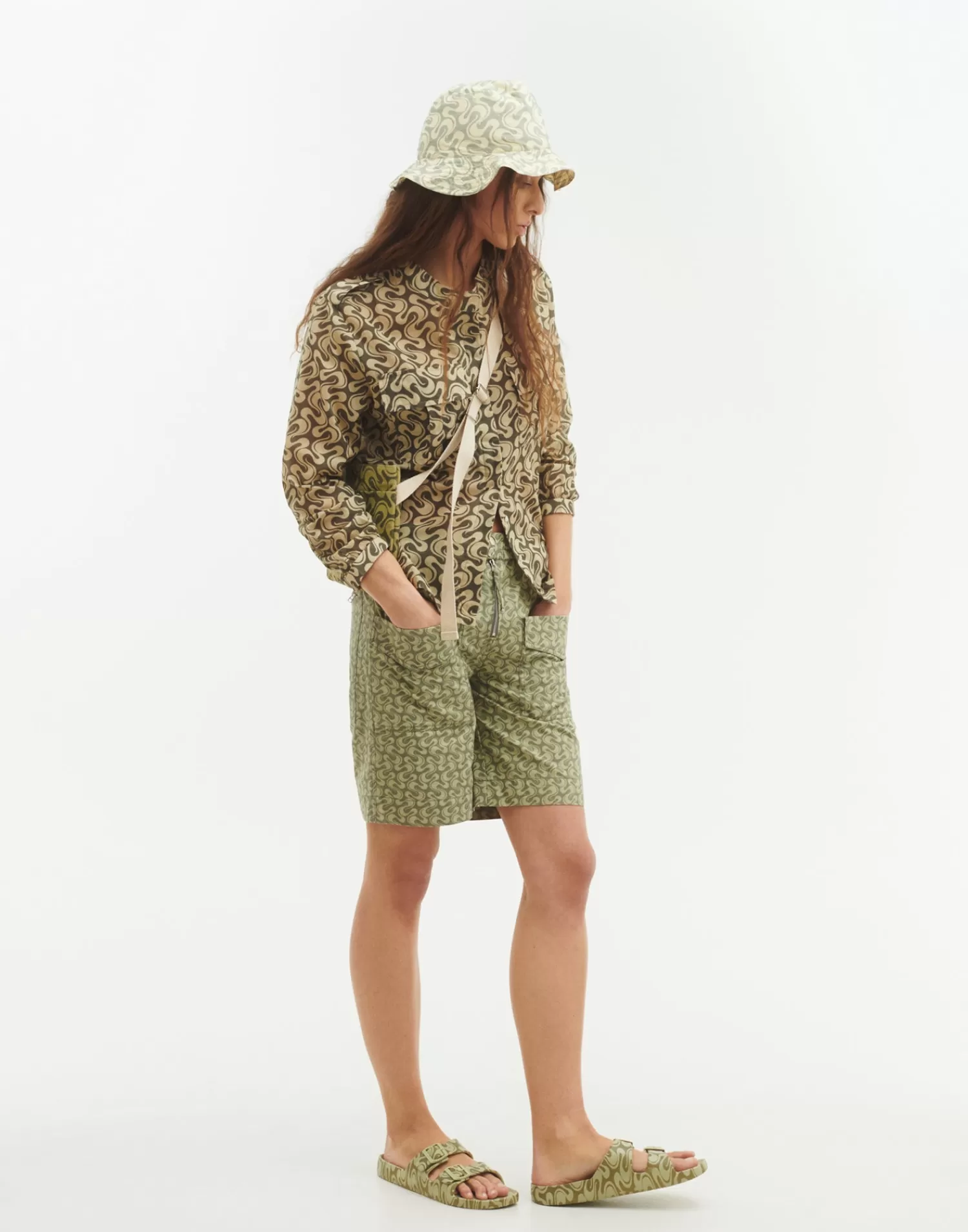 Hats & Caps*Natura Selection Camu Hat 145832-KHAKI