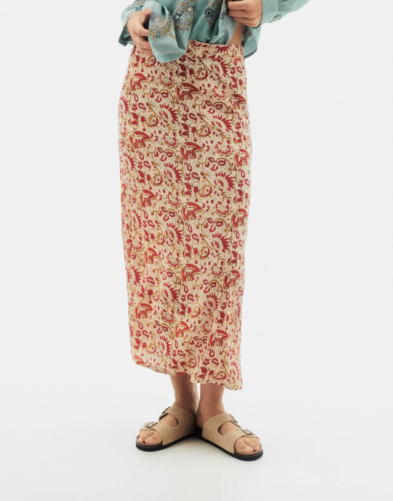 Skirts*Natura Selection Colima Skirt 147764-ECRU