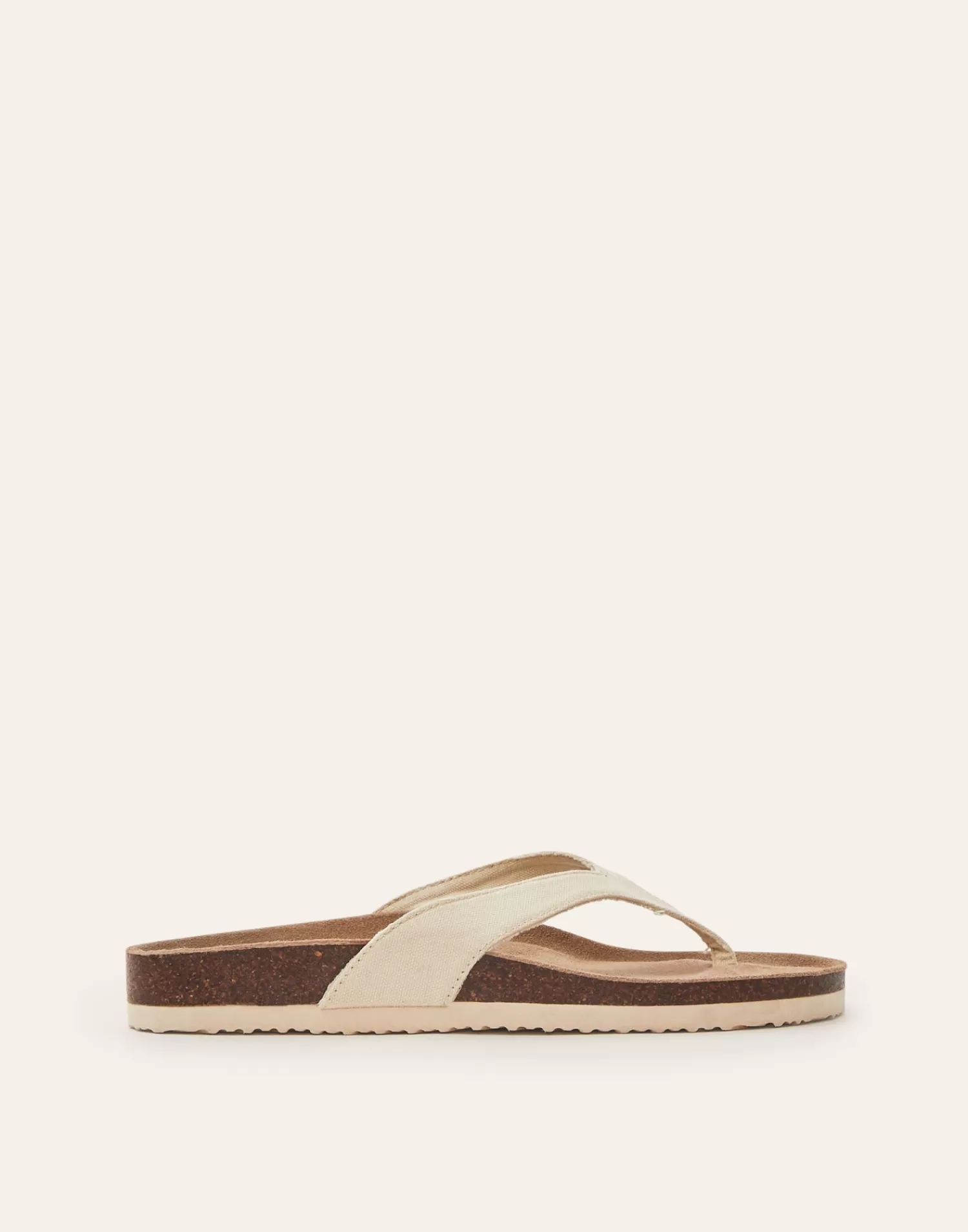 Footwear*Natura Selection Ergonomic Canvas Toe Sandal