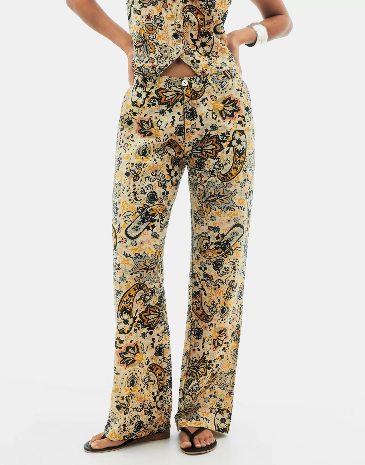 Pants*Natura Selection Garden Pants 147777-ECRU