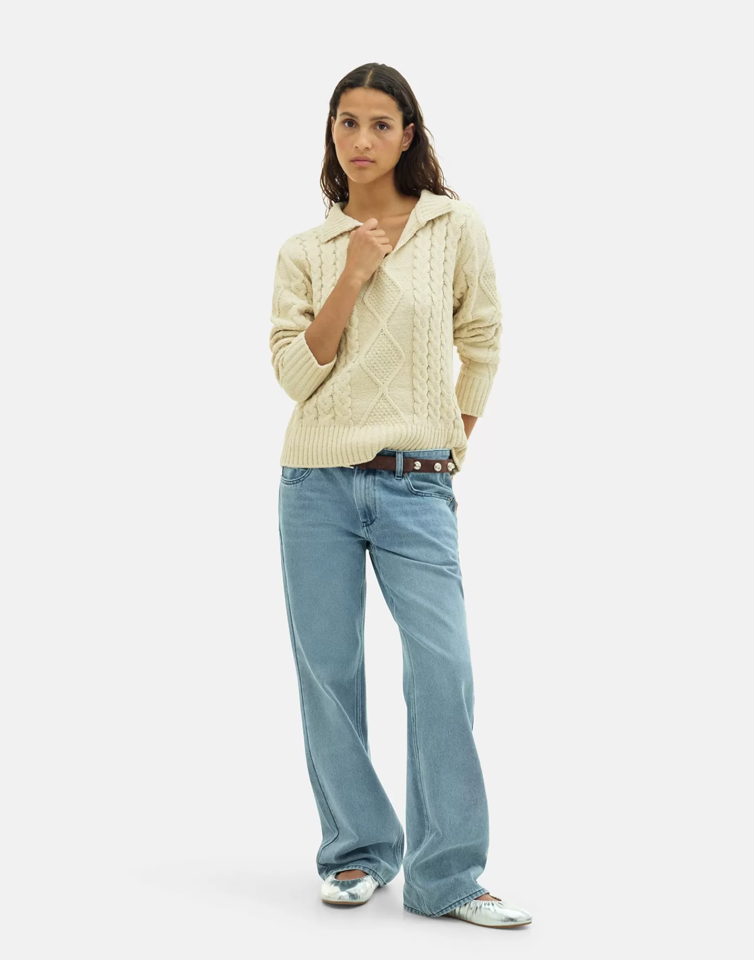 Pants*Natura Selection Gin Denim Pants 149776-BLUE