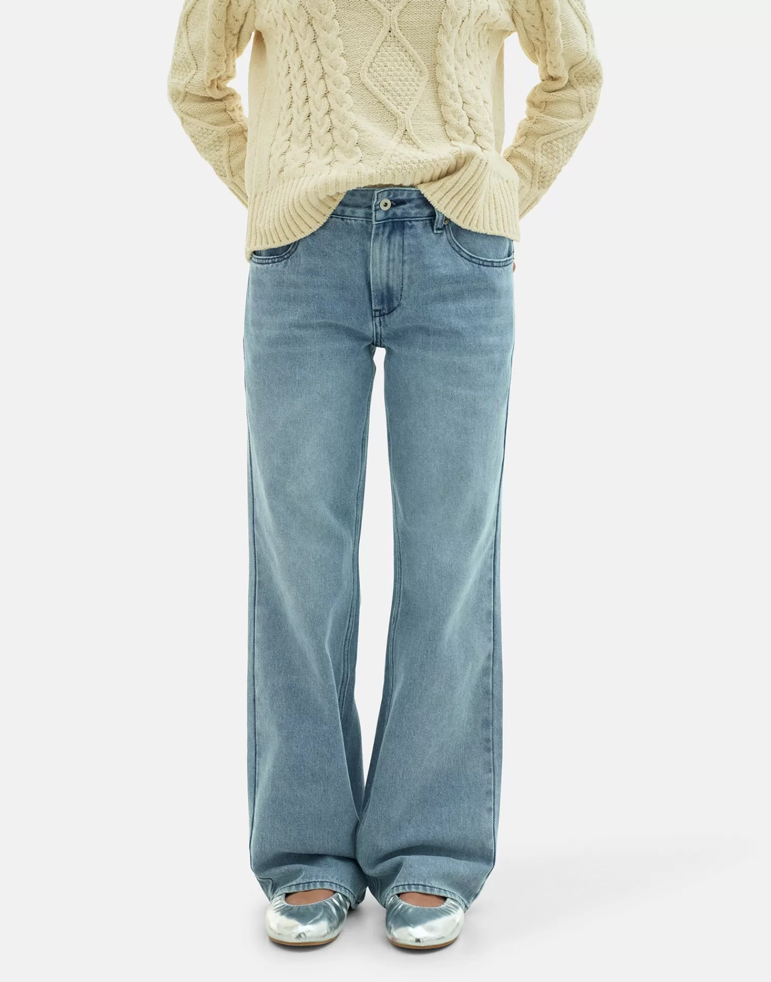Pants*Natura Selection Gin Denim Pants 149776-BLUE