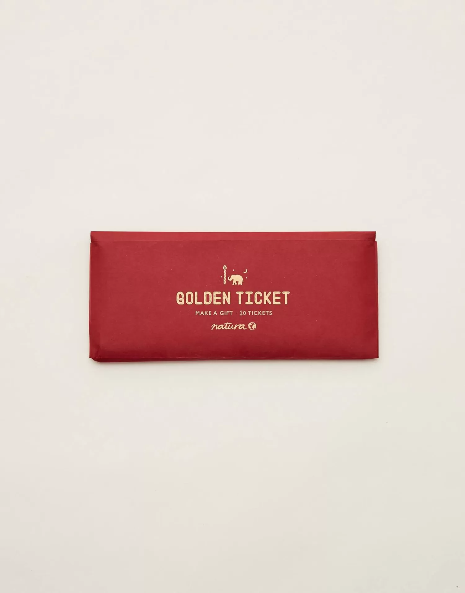 Stationery*Natura Selection Golden Tickets: 10 Gift Coupons 131014-RED