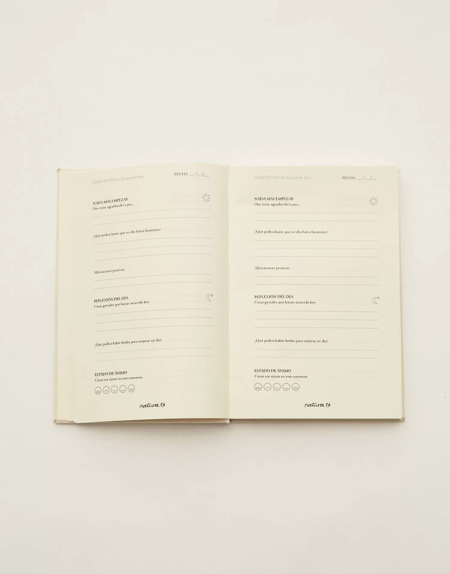 Stationery*Natura Selection Gratitude Diary 130784-GRAY/GREE
