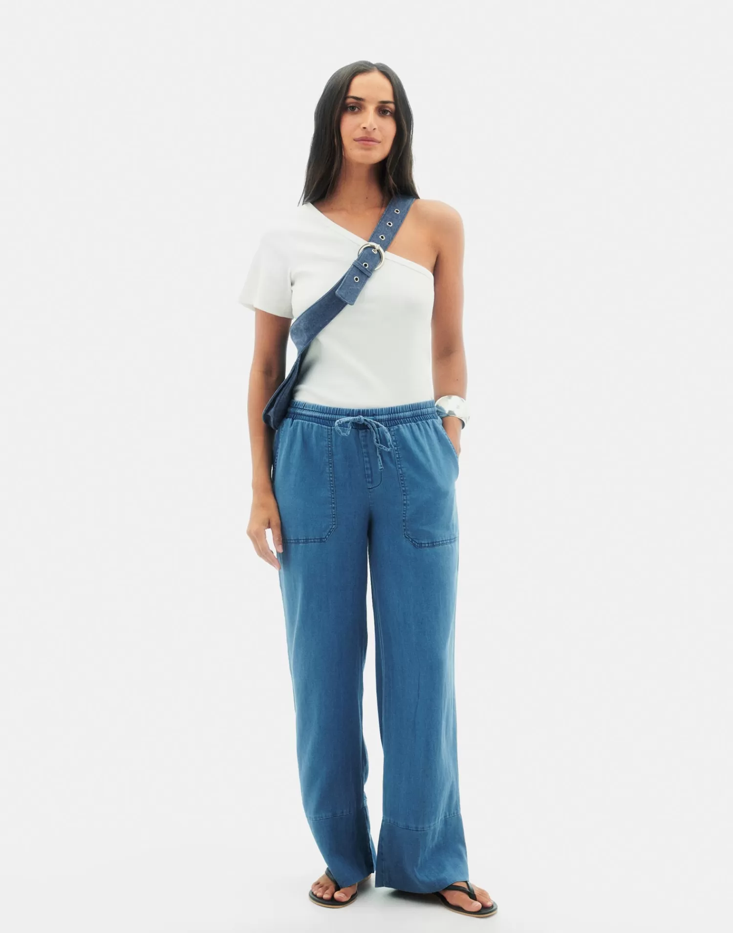 Pants*Natura Selection Jane Blue Pants 145519-BLUE