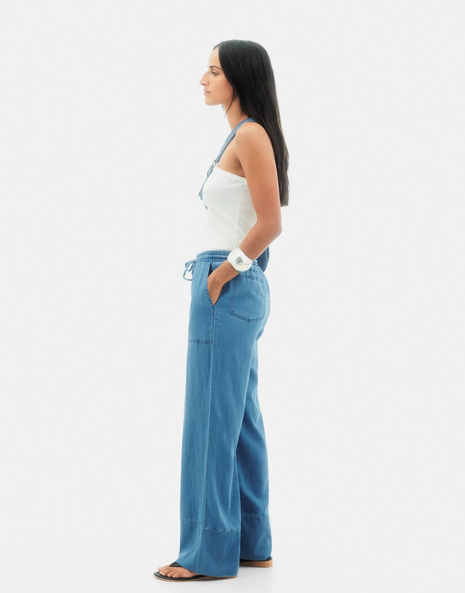 Pants*Natura Selection Jane Blue Pants 145519-BLUE