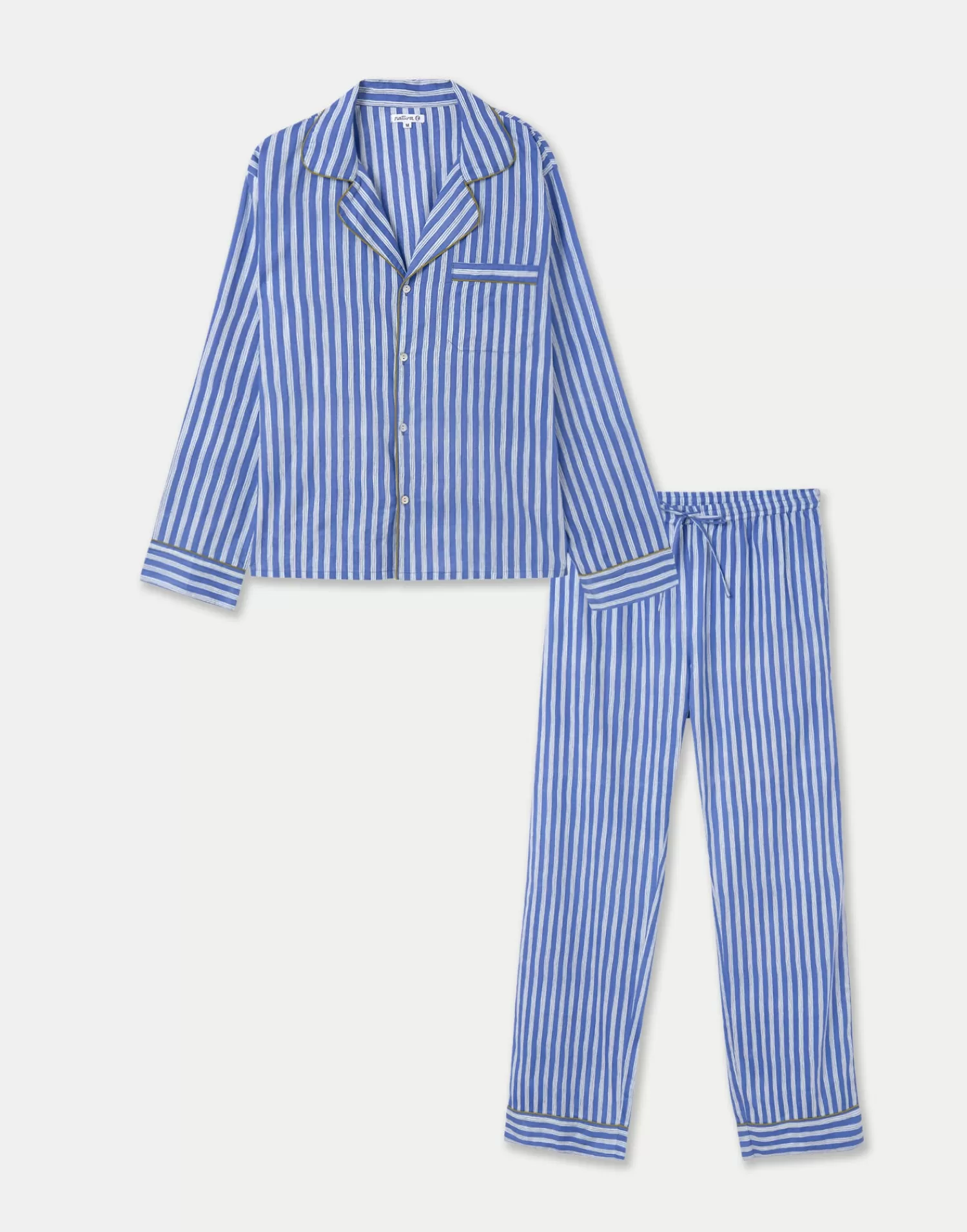 Pyjamas | Men*Natura Selection Jaya Men's Pajama Set 145662-BLUE