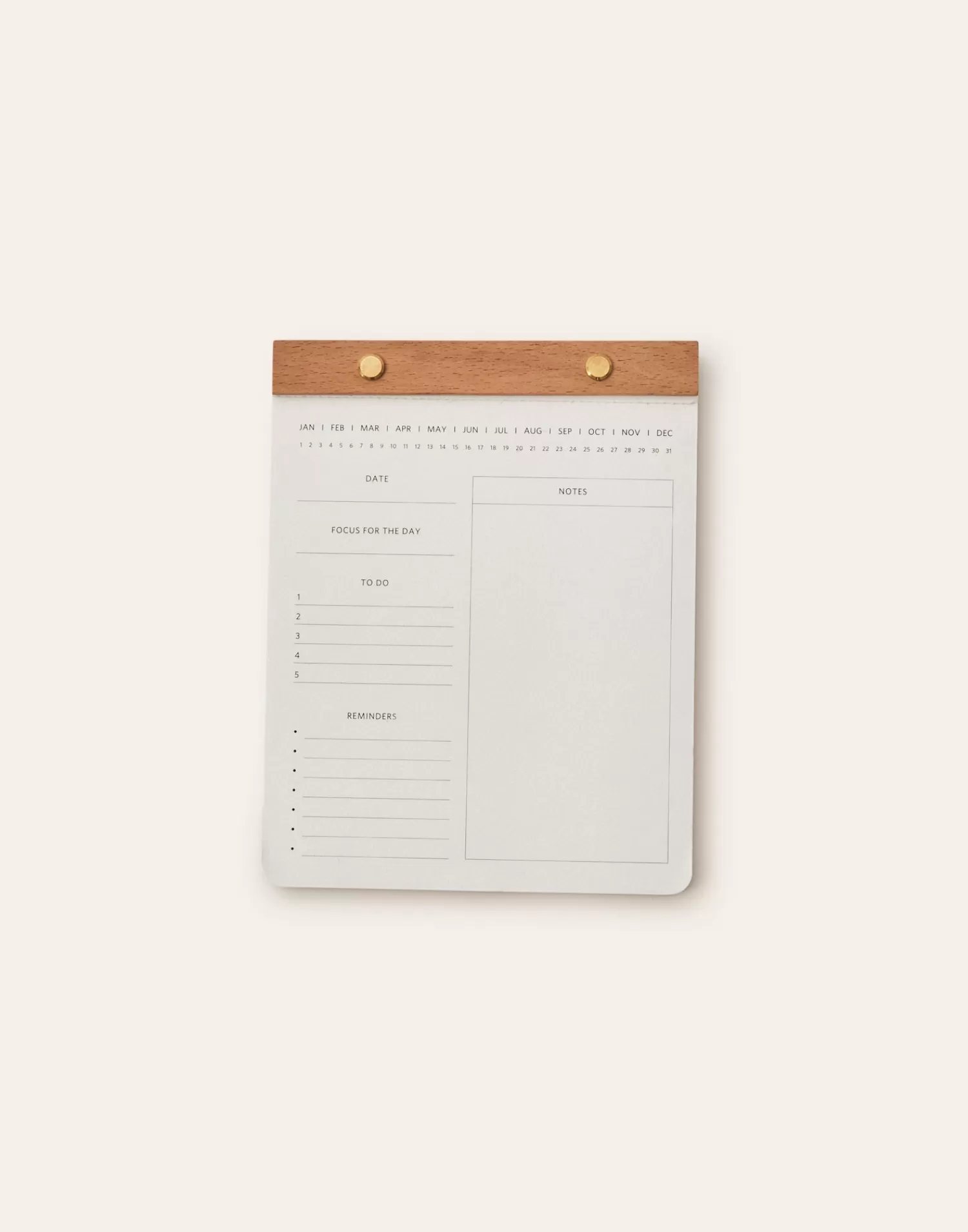 Stationery*Natura Selection Memo To Do 146008-BEIG