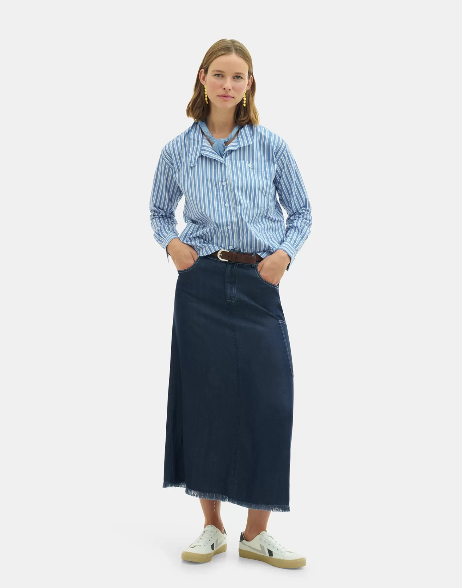 Shirts & Blouses*Natura Selection Meriwa Shirt 149748-BLUE