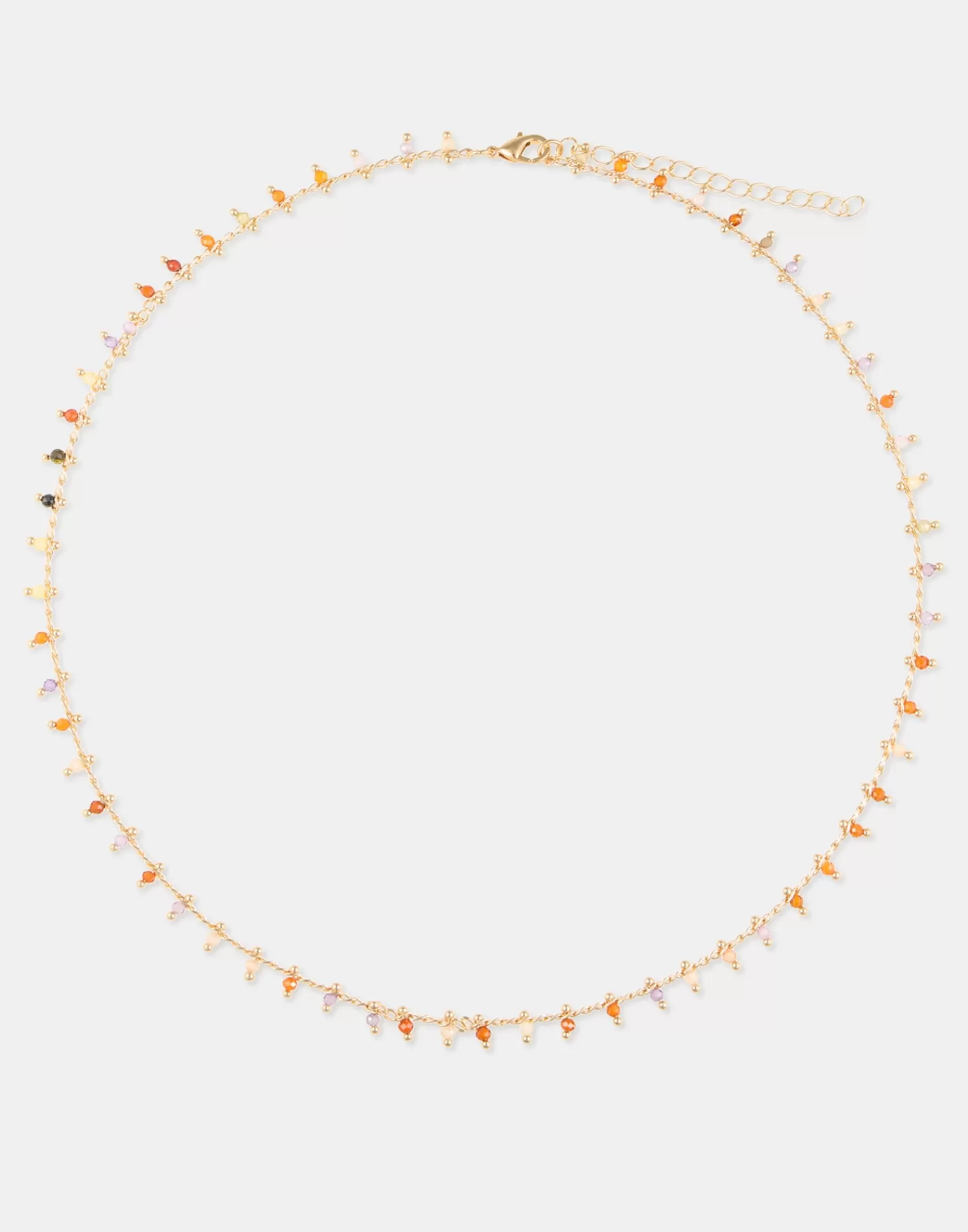 Jewelry*Natura Selection Multi-bead Necklace 149980-MULTI