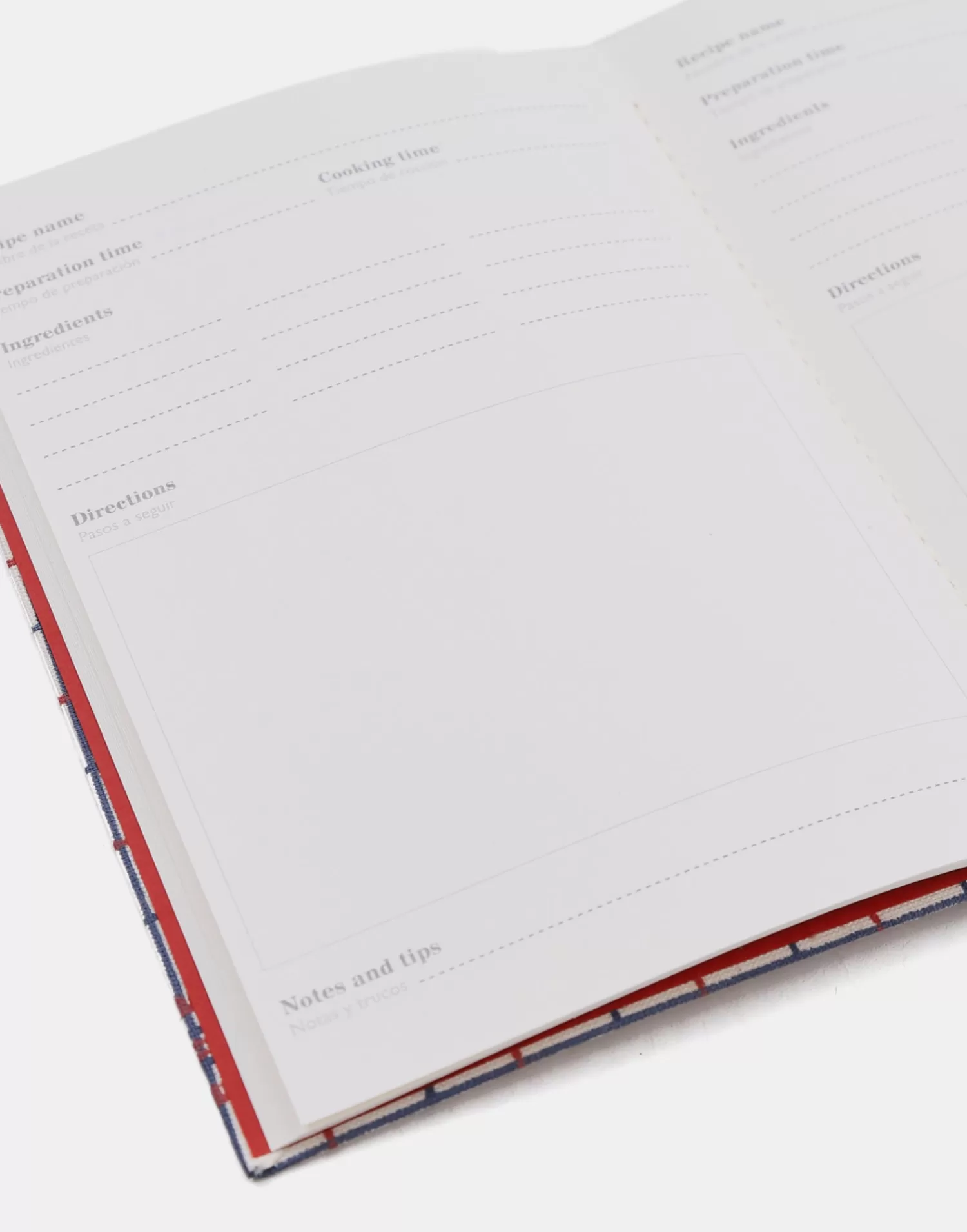 Stationery | Kitchen*Natura Selection Recipe Notebook 148020-RED