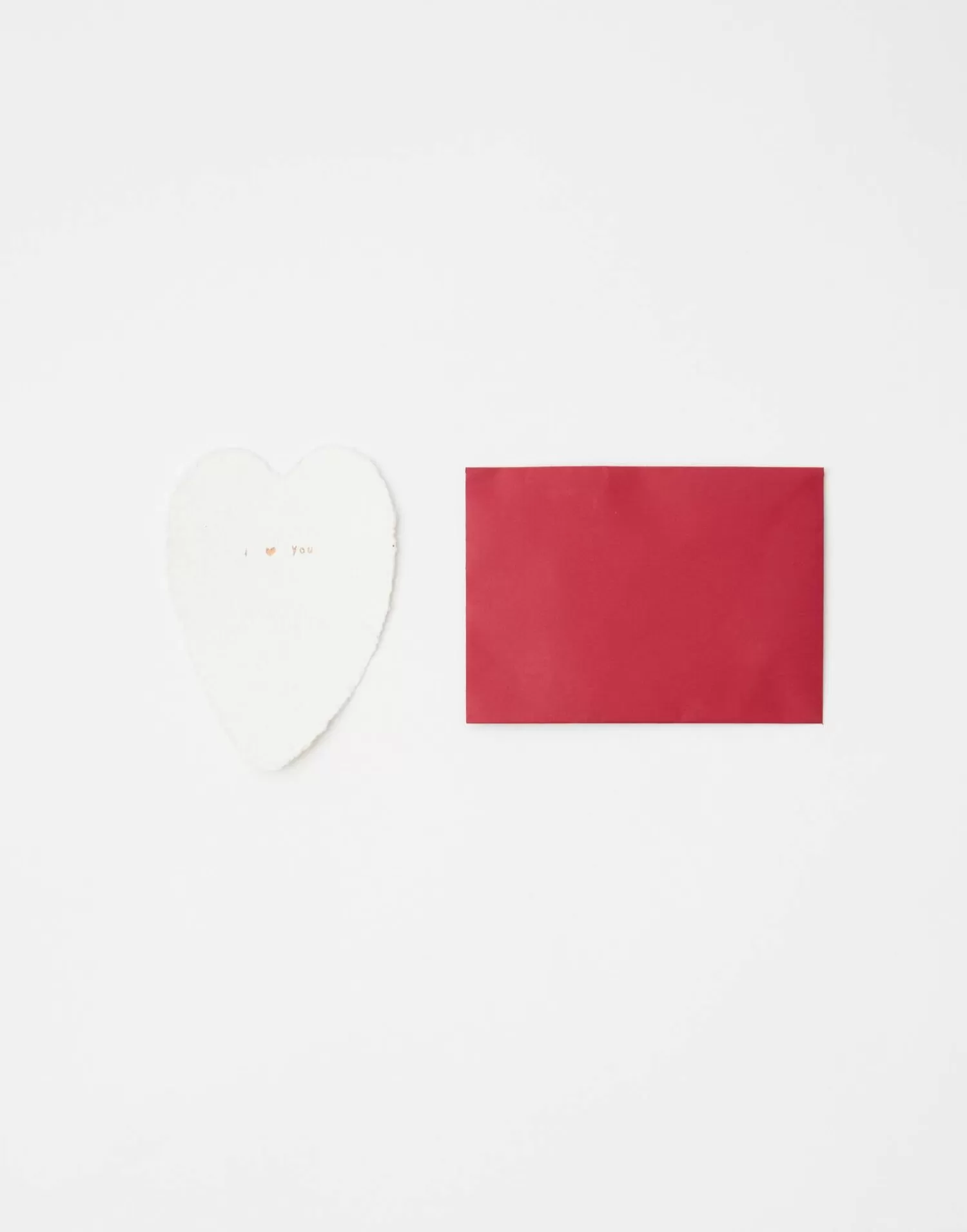 Stationery*Natura Selection Recycled Paper Mini Heart-shaped Postcard