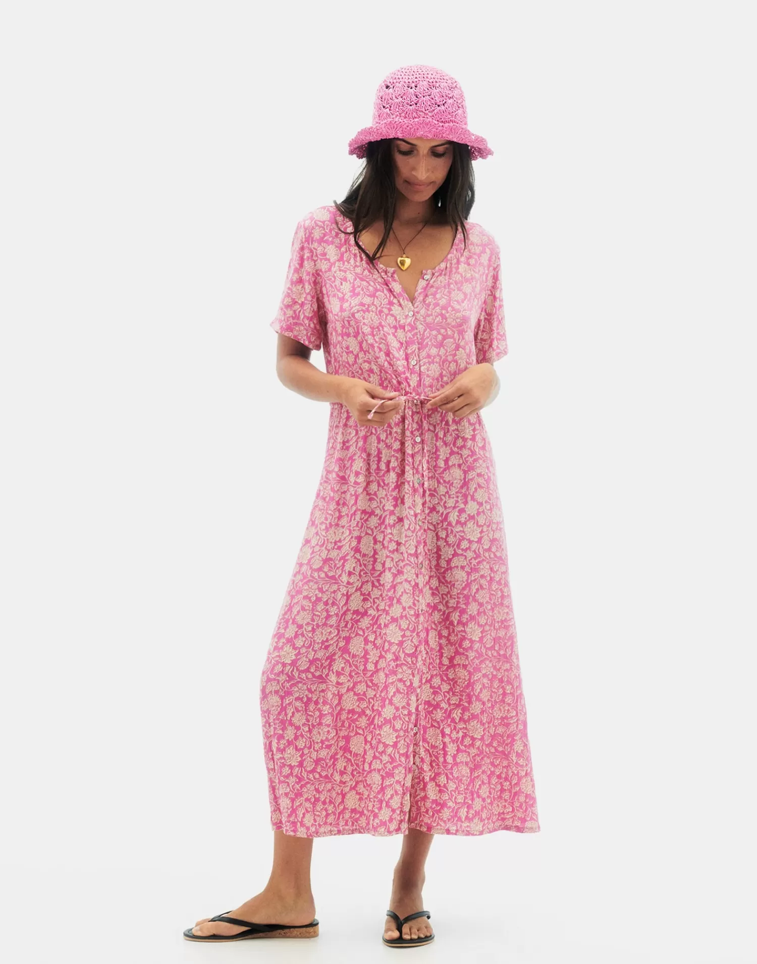 Dresses*Natura Selection Rose Dress 147750-PINK