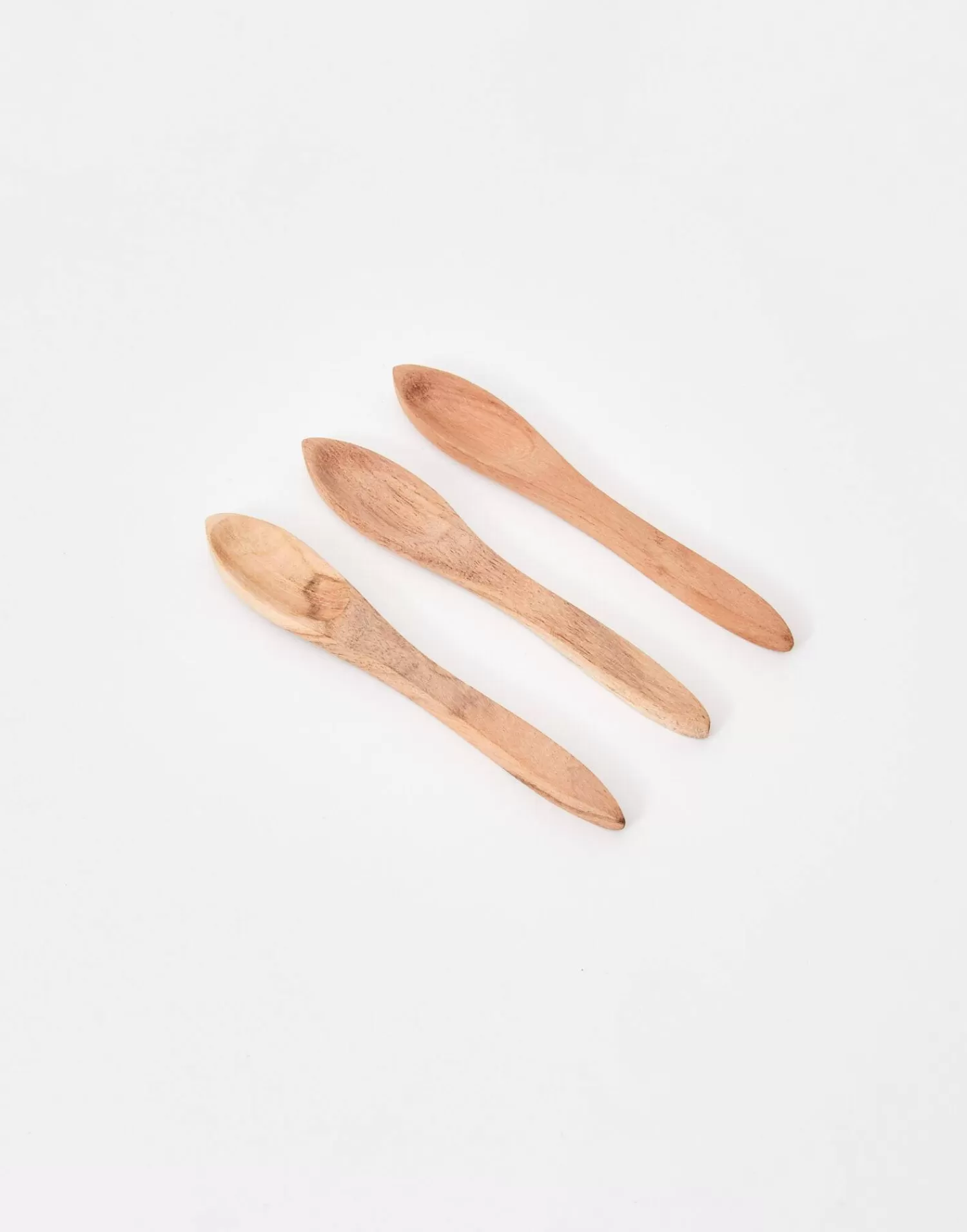 Kitchen*Natura Selection Set Of 3 Wooden Teaspoons 135556-WOOD
