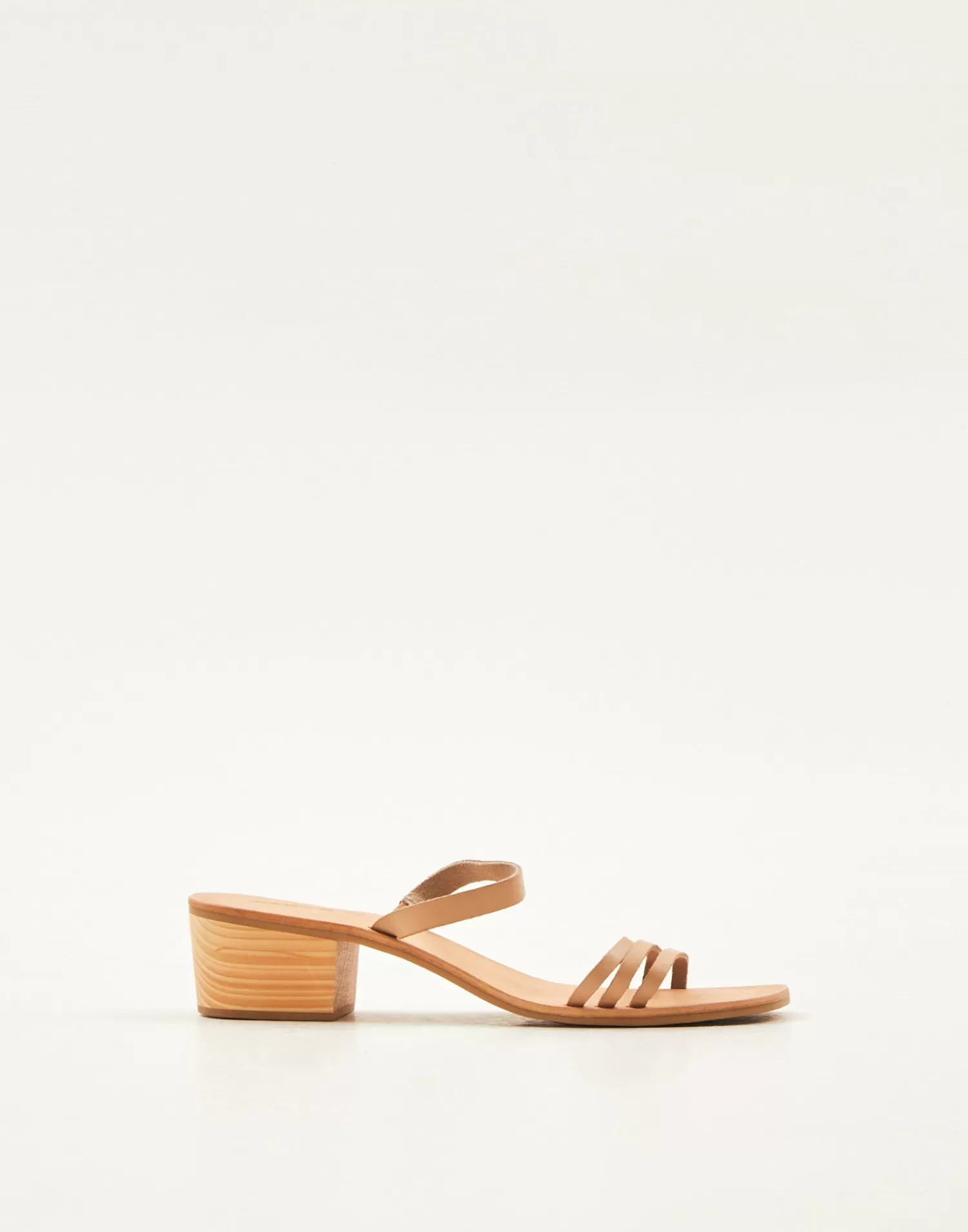 Footwear*Natura Selection Strappy Heel Sandal 145625-BEIGE