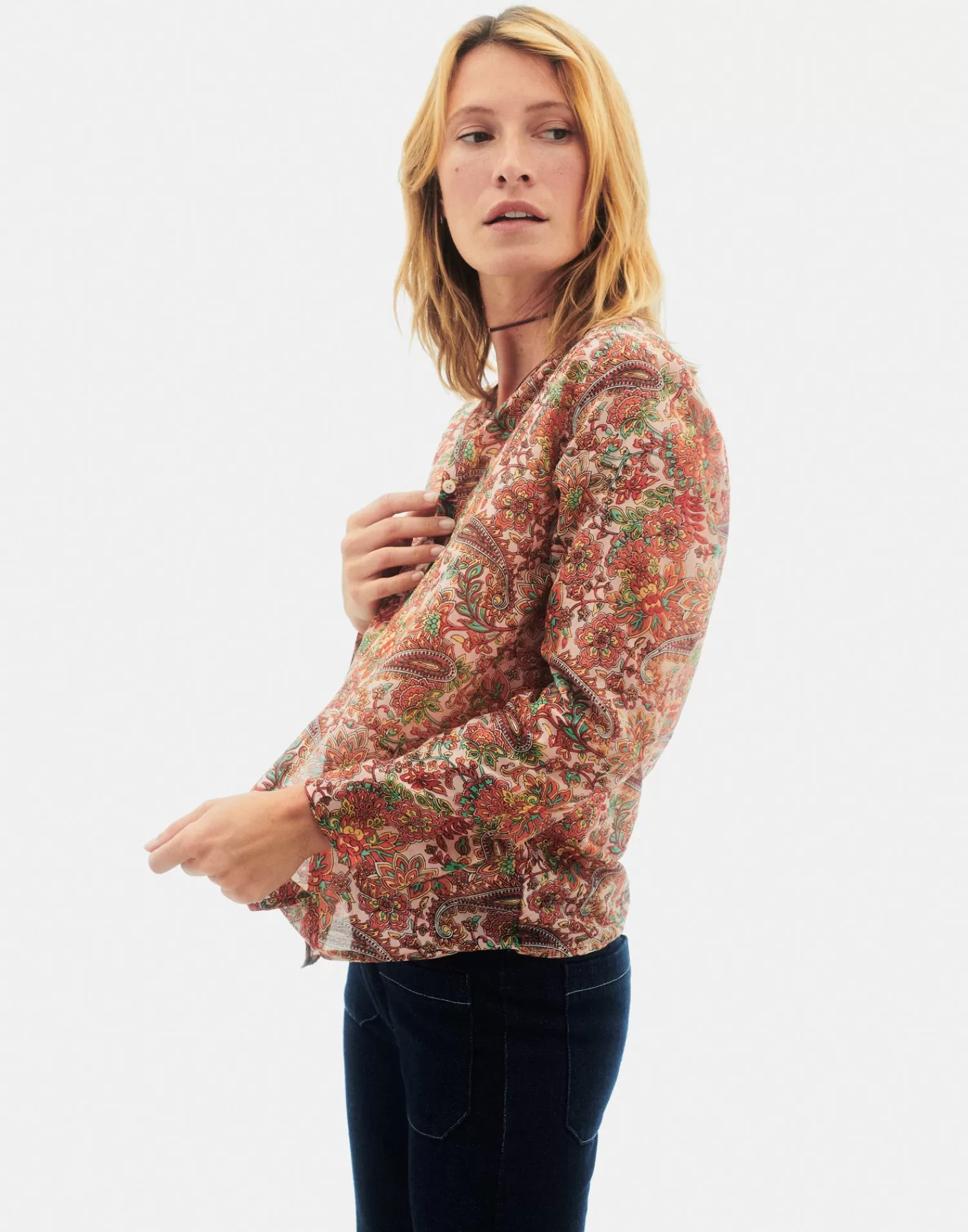 Shirts & Blouses*Natura Selection Swamy Blouse