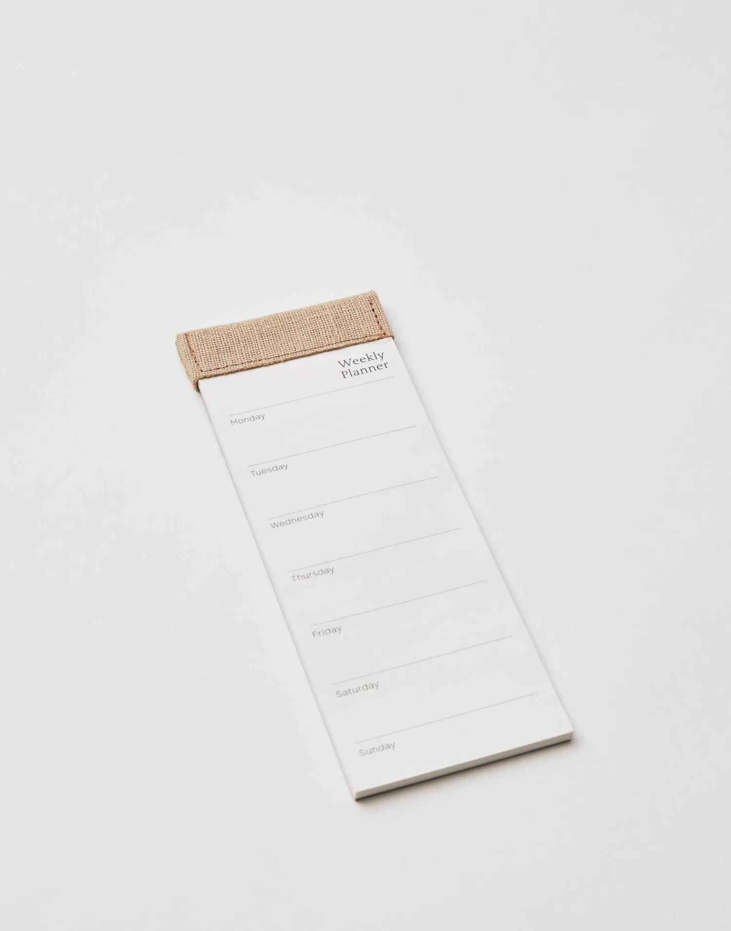 Stationery*Natura Selection Weekly Planner Vertical Notebook 142218-Beig