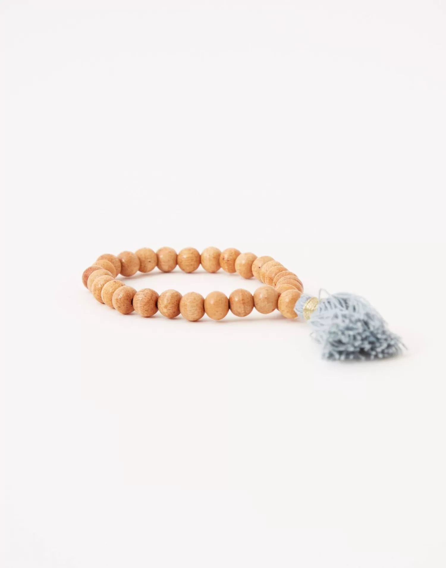 Jewelry*Natura Selection Wooden Mala Necklace 140323-Beige