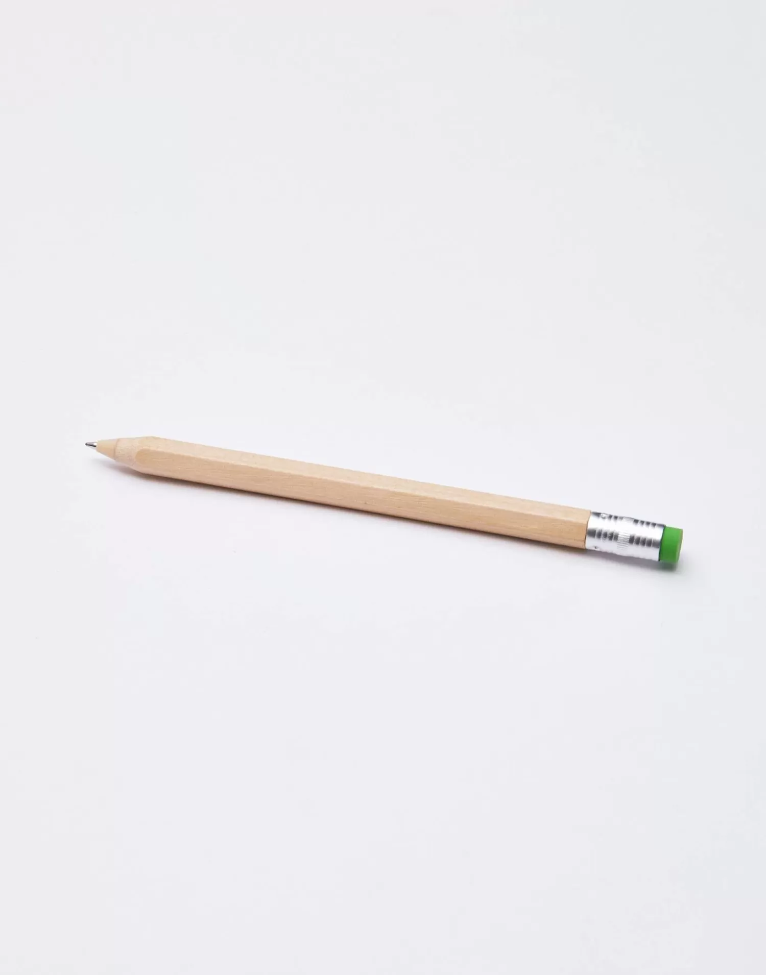 Stationery*Natura Selection Woodenpy Pens With Rubber 142244-GREEN